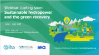Ассоциация «Гидроэнергетика России» и ПАО «РусГидро» приняли участие в панельной дискуссии «Устойчивое развитие гидроэнергетики в рамках развития зеленой повестки», организованной Международной гидроэнергетической ассоциацией (IHA)