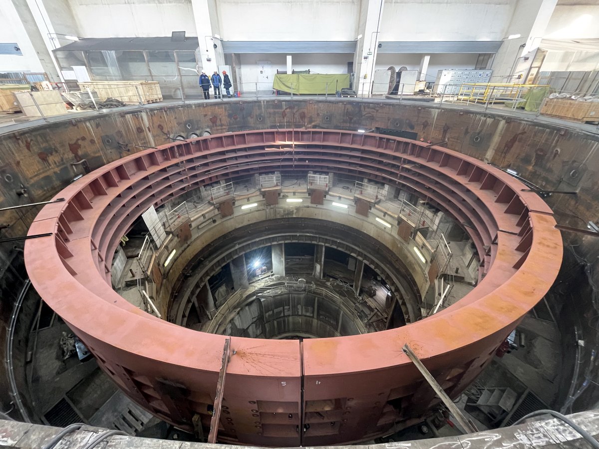 На Майнской ГЭС завершен демонтаж гидроагрегата № 2