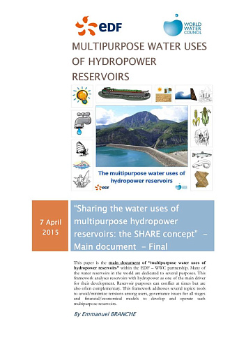Multipurpose water uses of hydropower reservoirs